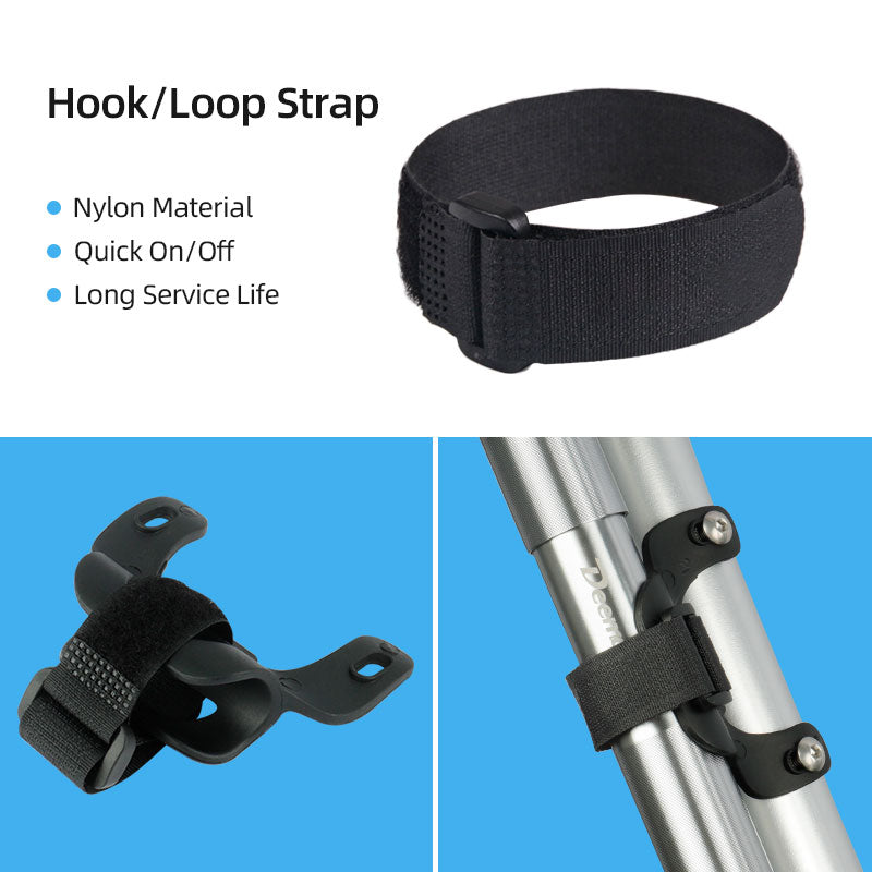 Pump Bracket Frame Bottle Cage Mount Positioning Holder Rack Stand Optional Hook Loop Strap M5*16